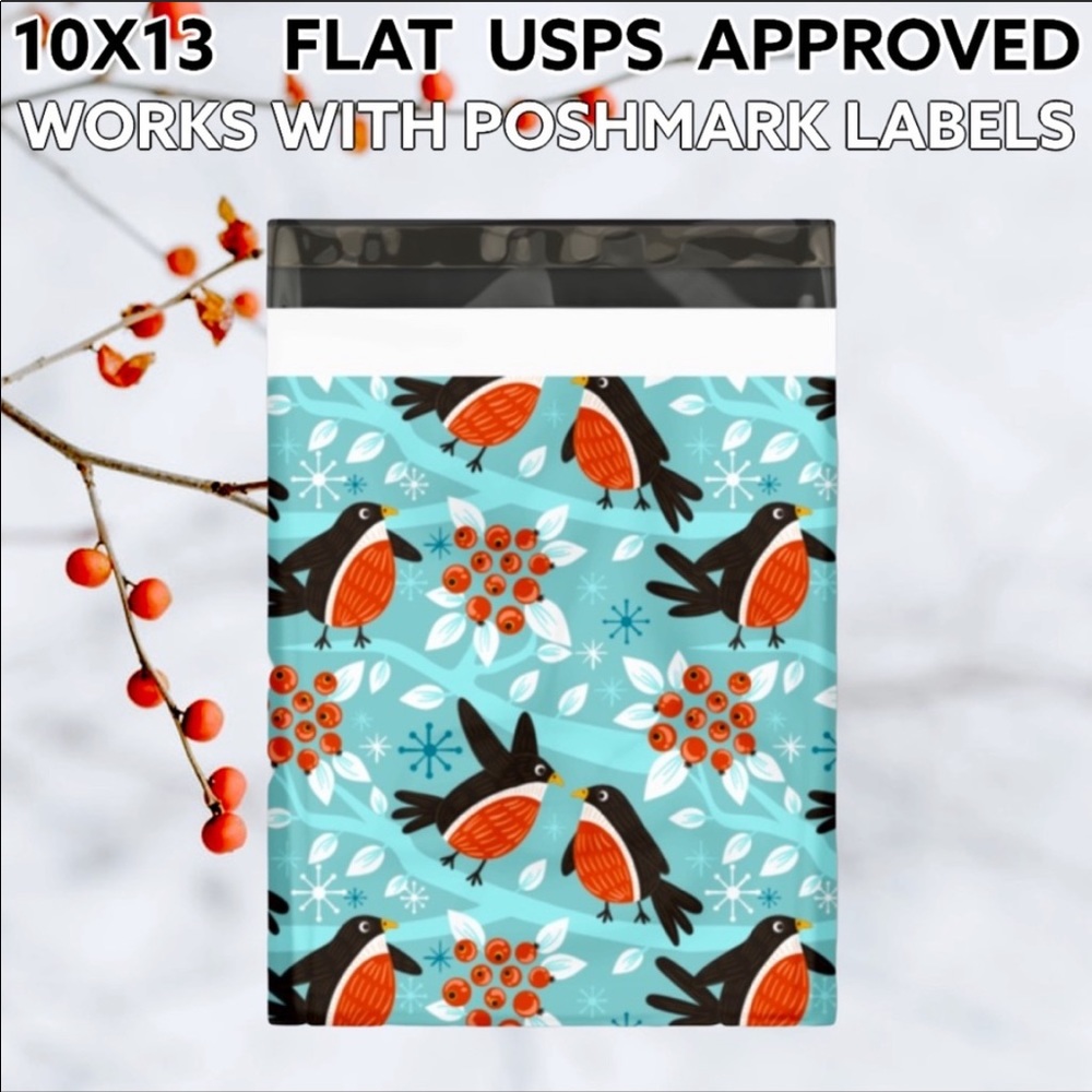 25 10X13 Birds Bundle Poly Mailers PRICE IS FIRM - Picture 6 of 7